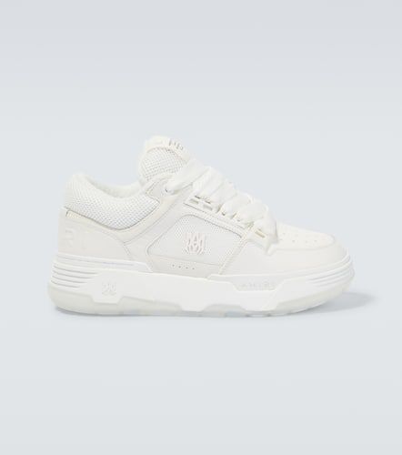 MA-1 leather and mesh sneakers - Amiri - Modalova