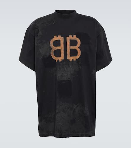 Skater cotton jersey T-shirt - Balenciaga - Modalova