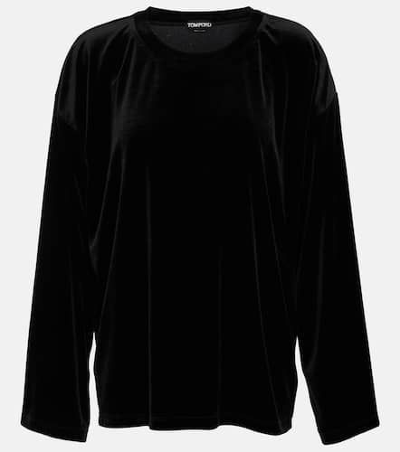 Tom Ford Asymmetric jersey top - Tom Ford - Modalova