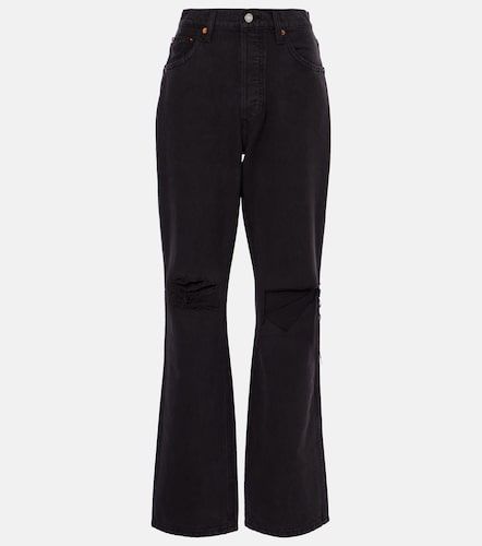 S distressed high-rise flared jeans - Re/Done - Modalova
