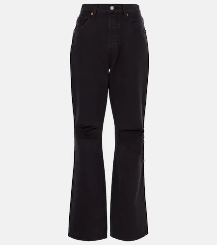 S distressed high-rise flared jeans - Re/Done - Modalova