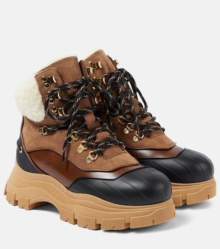 Sporty Shearling leather lace-up boots - Dorothee Schumacher - Modalova