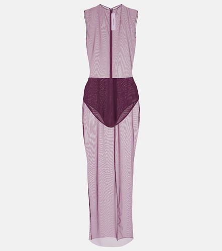 Alex Perry Abito midi in mesh - Alex Perry - Modalova