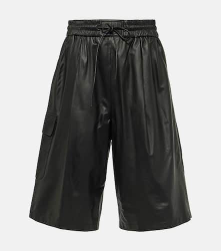 Yves Salomon Leather Bermuda shorts - Yves Salomon - Modalova