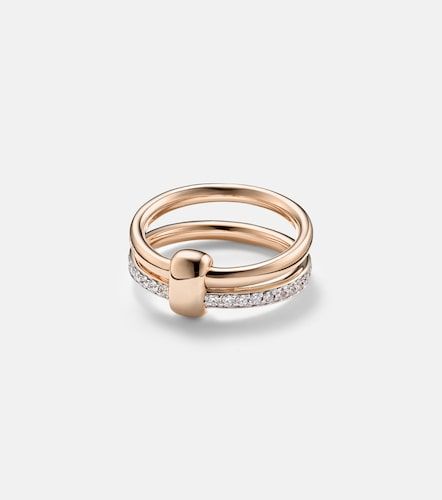 Together 18kt rose gold ring with diamonds - Pomellato - Modalova