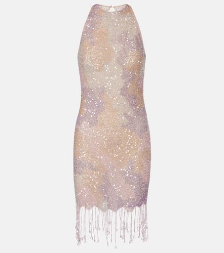 Fringed sequined minidress - Clio Peppiatt - Modalova