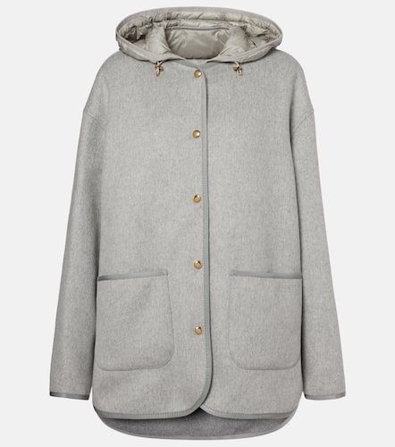 Wool and cashmere down jacket - Moncler - Modalova