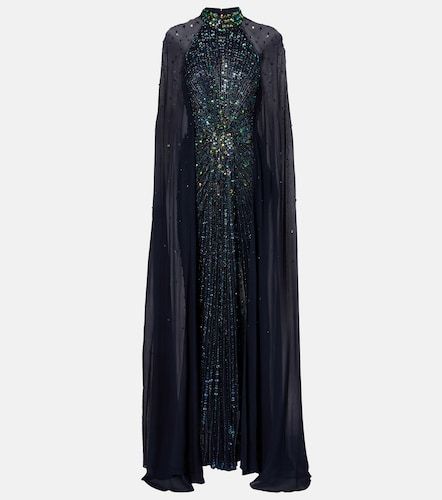 Abito lungo Thea con paillettes - Jenny Packham - Modalova
