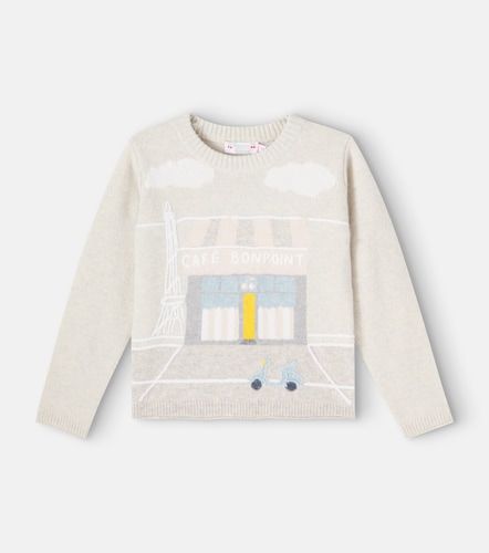 Jersey Jodora de lana bordado - Bonpoint - Modalova