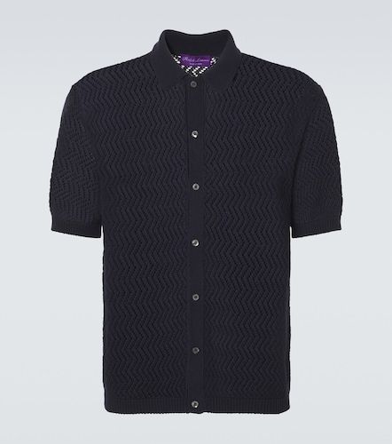Polo de chevron de algodón - Ralph Lauren Purple Label - Modalova