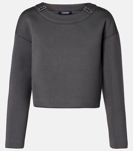 Embellished jersey sweatshirt - 'S Max Mara - Modalova