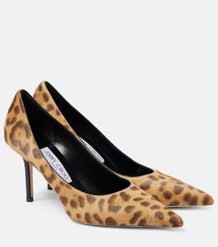 Leo 85 leopard-print calf hair pumps - Jimmy Choo - Modalova