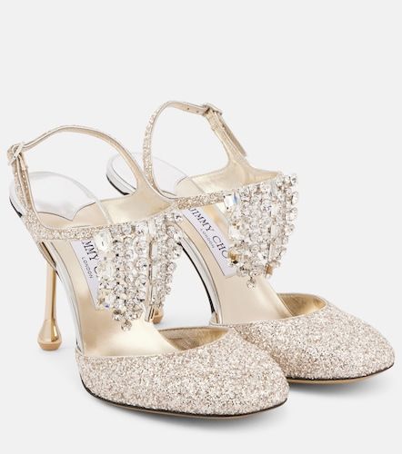 Pumps Verity 95 con cristalli e glitter - Jimmy Choo - Modalova