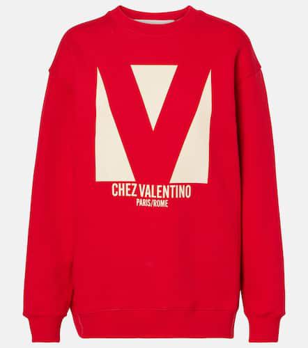 Printed cotton jersey sweatshirt - Valentino - Modalova