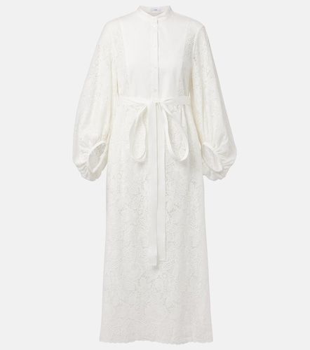 Vestido midi de encaje de algodón - Erdem - Modalova