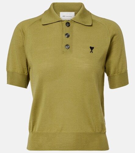 Ami De Cour wool polo shirt - Ami Paris - Modalova