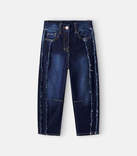 X Hello Kitty jeans rectos con parche - Monnalisa - Modalova
