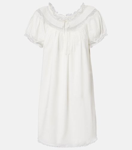 Dôen Minikleid Daphne aus Baumwollpopeline mit Spitze - Doen - Modalova