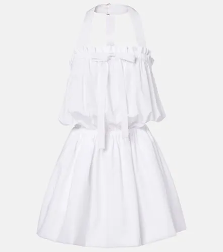 Patou Halterneck cotton minidress - Patou - Modalova