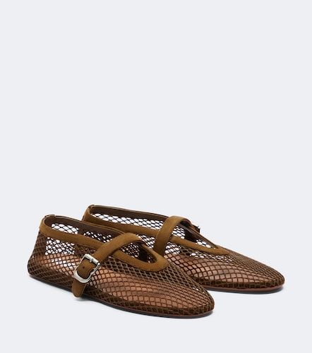Alaïa Ballerinas mit Veloursleder - Alaia - Modalova