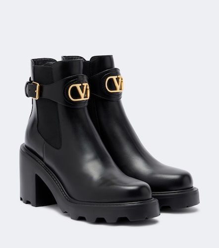 Beatle VLogo leather ankle boots - Valentino Garavani - Modalova