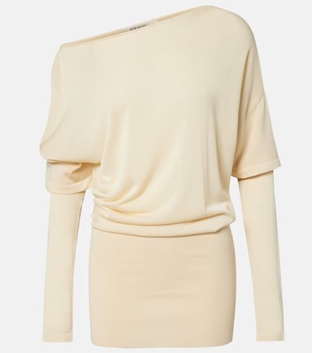 Rea draped one-shoulder minidress - Aya Muse - Modalova