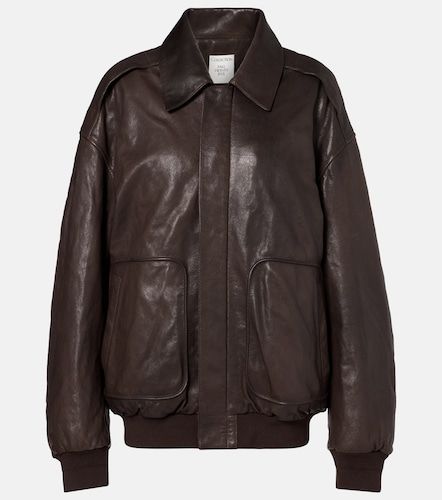 Johnson leather bomber jacket - Calvin Klein Collection - Modalova