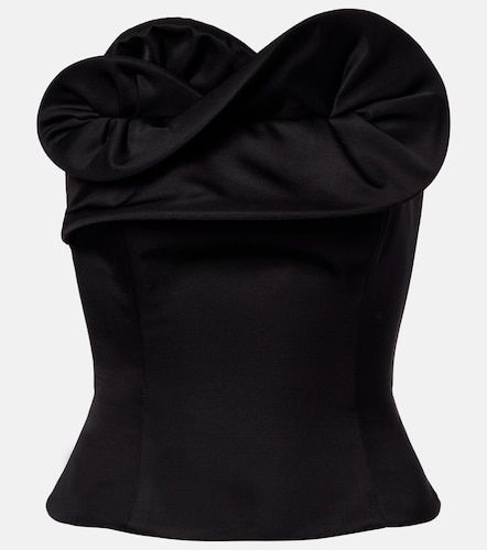 Top bustier in lana e seta - Magda Butrym - Modalova