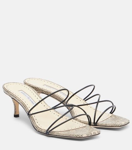 Ninfe 50 snake-effect leather mules - Manolo Blahnik - Modalova