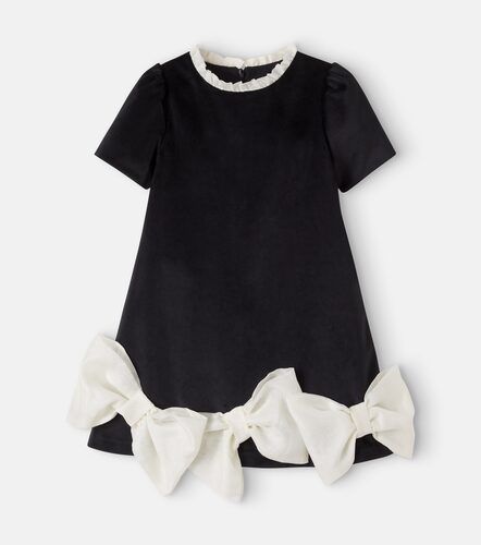 Vestido de terciopelo con lazo - Patachou - Modalova