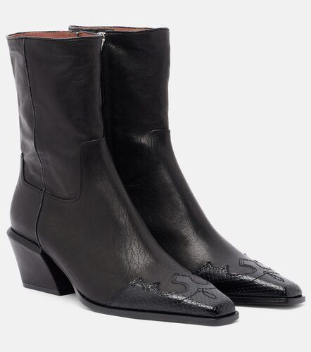 Bettina leather cowboy boots - Paris Texas - Modalova