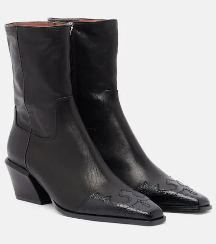 Bettina leather cowboy boots - Paris Texas - Modalova