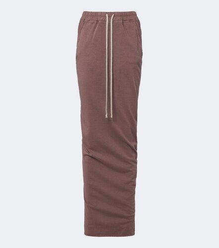 DRKSHDW – Gonna lunga Pull On Pillar in jersey di cotone - Rick Owens - Modalova