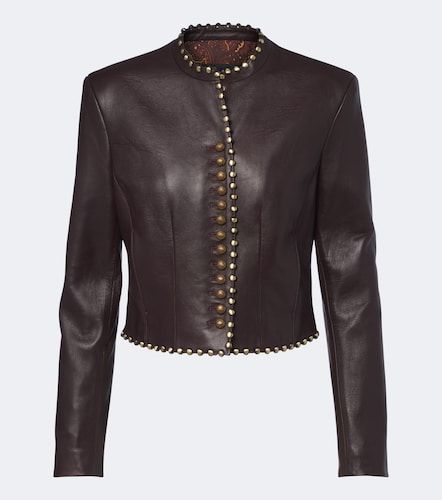 Etro Studded leather jacket - Etro - Modalova