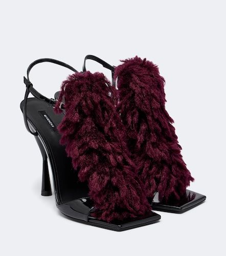 Givenchy Sandalen Pompom aus Leder - Givenchy - Modalova
