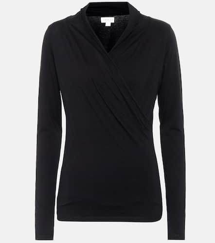 Meri stretch-cotton jersey top - Velvet - Modalova