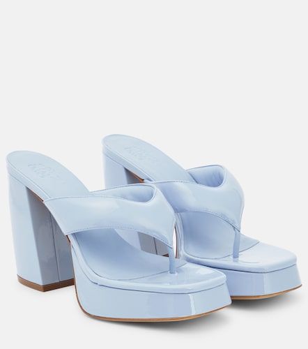 Sandalias de charol con plataforma - Gia Borghini - Modalova