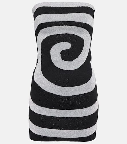 Staud Swirl metallic knit minidress - Staud - Modalova