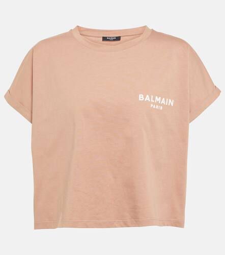 Balmain Logo cropped cotton T-shirt - Balmain - Modalova