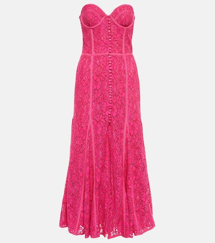 Elodie lace bustier maxi dress - Costarellos - Modalova