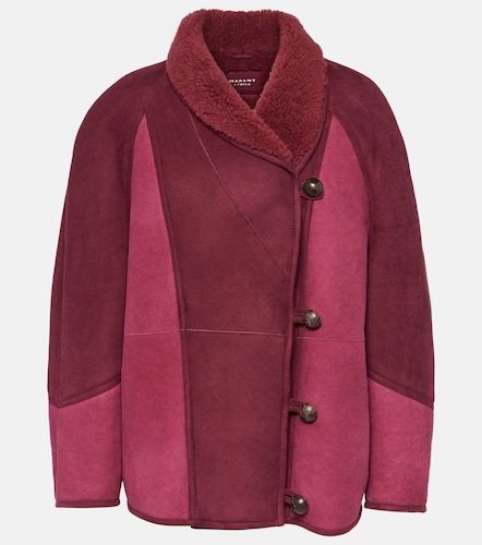 Chaqueta Abeni de ante con borrego - Marant Etoile - Modalova