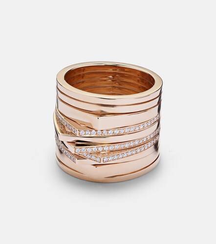 Antifer 18kt rose gold ring with diamonds - Repossi - Modalova