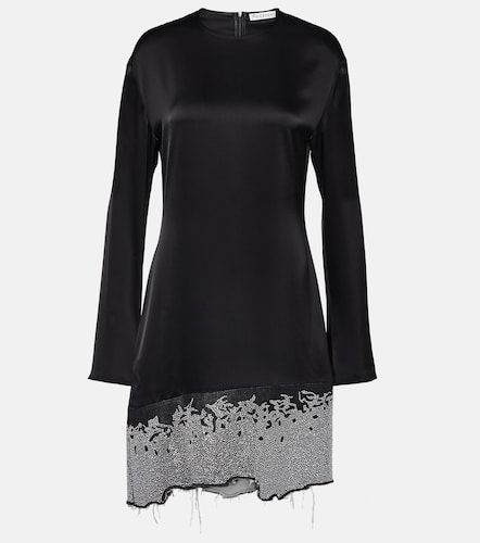 Vestido corto de satén deconstruido - JW Anderson - Modalova