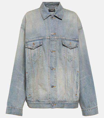 Paris Tropical oversized denim jacket - Balenciaga - Modalova