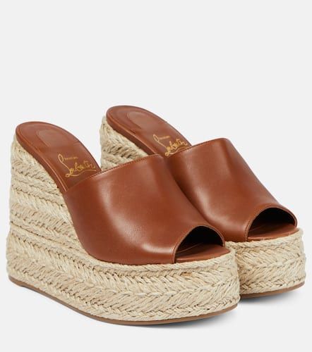 Alpargatas con cuña Ariella Zeppa de piel - Christian Louboutin - Modalova