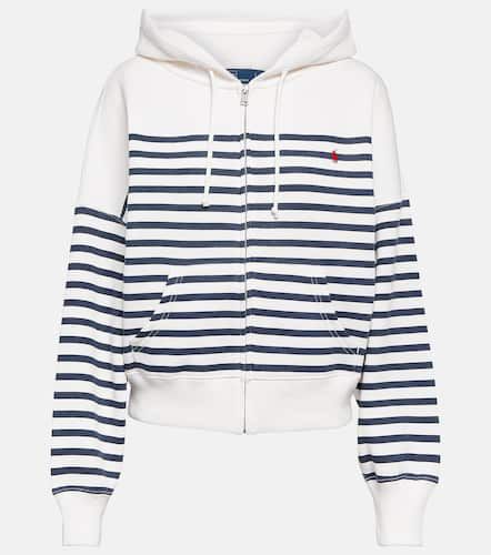 Striped cotton-blend hoodie - Polo Ralph Lauren - Modalova
