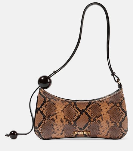 Le Bisou Perle snake-effect leather shoulder bag - Jacquemus - Modalova