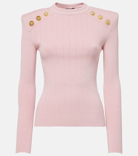 Balmain Embellished knit sweater - Balmain - Modalova