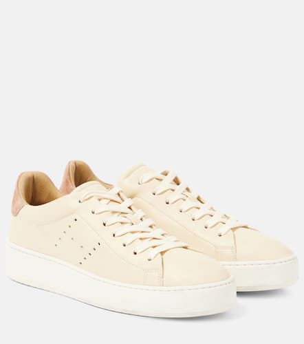 H672 suede-trimmed leather sneakers - Hogan - Modalova