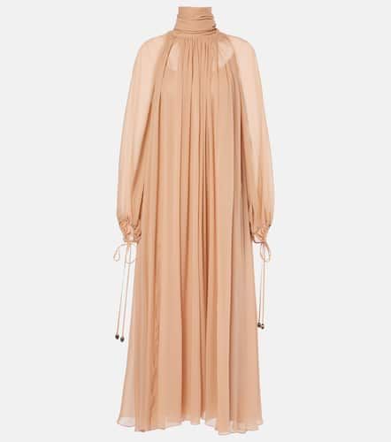 ChloÃ© Gathered silk georgette maxi dress - Chloe - Modalova